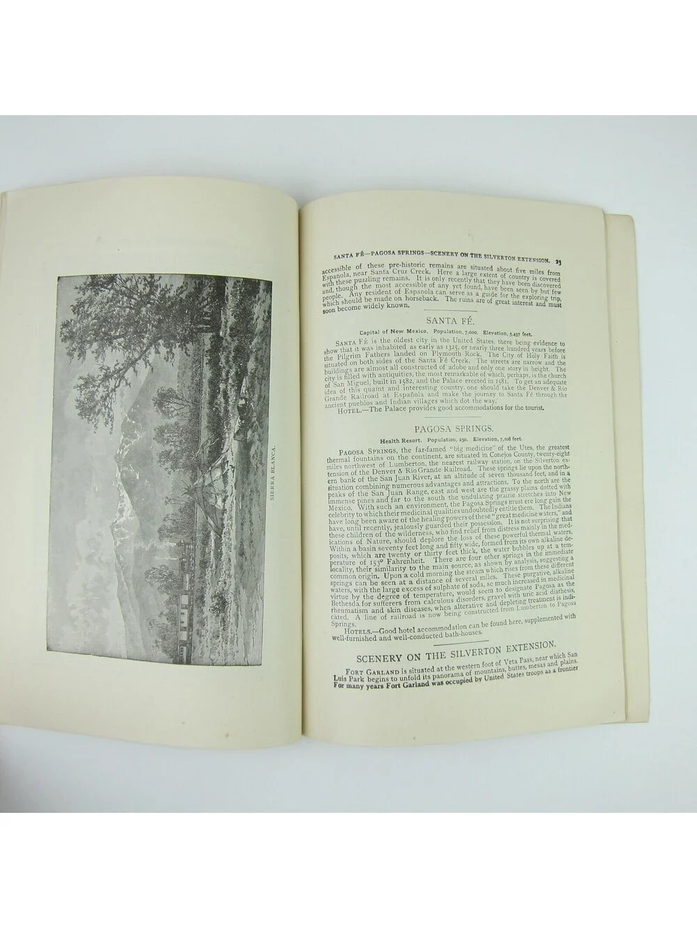 Denver & Rio Grande Railroad Tour Book Colorado New Mexico & Utah Antique 1899